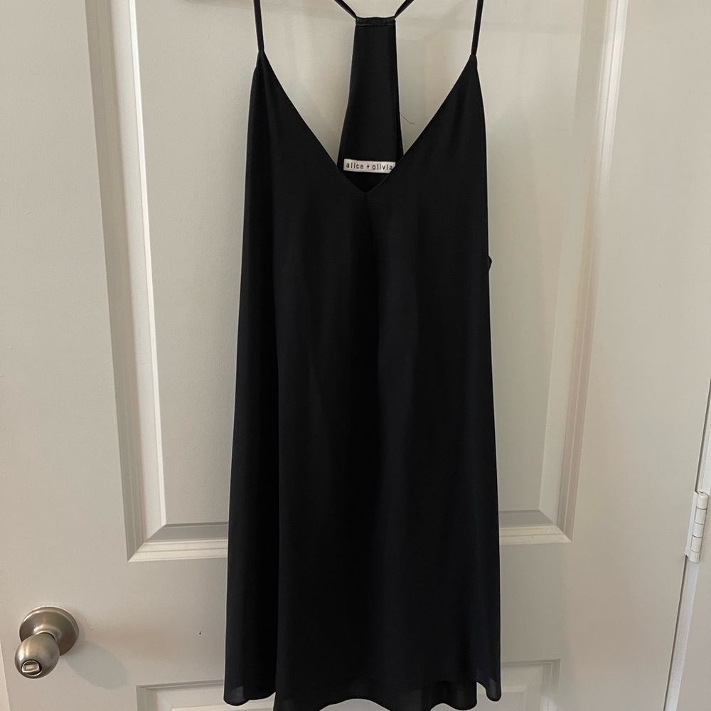 alice + olivia Fierra Dress in black, size M